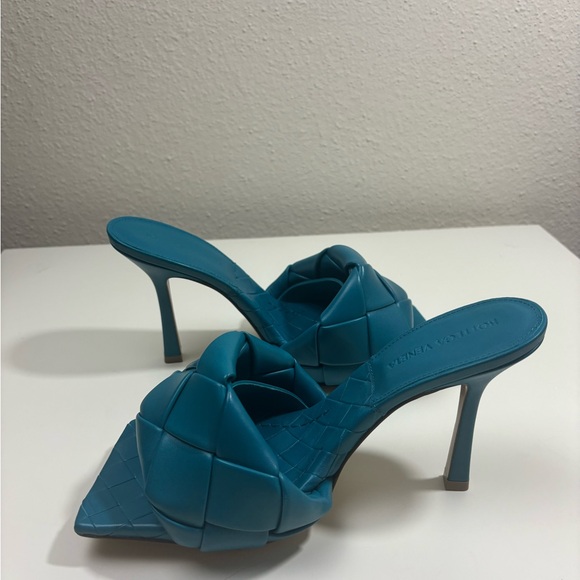 Bottega Veneta Lido High Heel Sandals Slide Mules - Picture 5 of 9